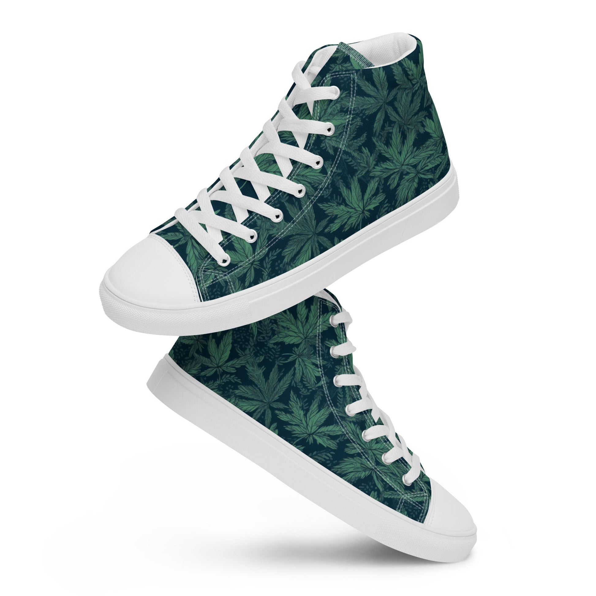 Canna Get Some Men’s High-Top Canvas Shoes - The Pluck - Curated Apparel