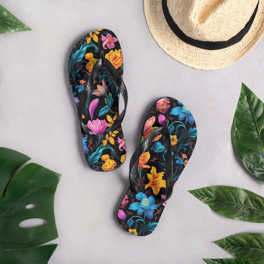 Electric Garden Flip-Flops - The Pluck - Curated Apparel